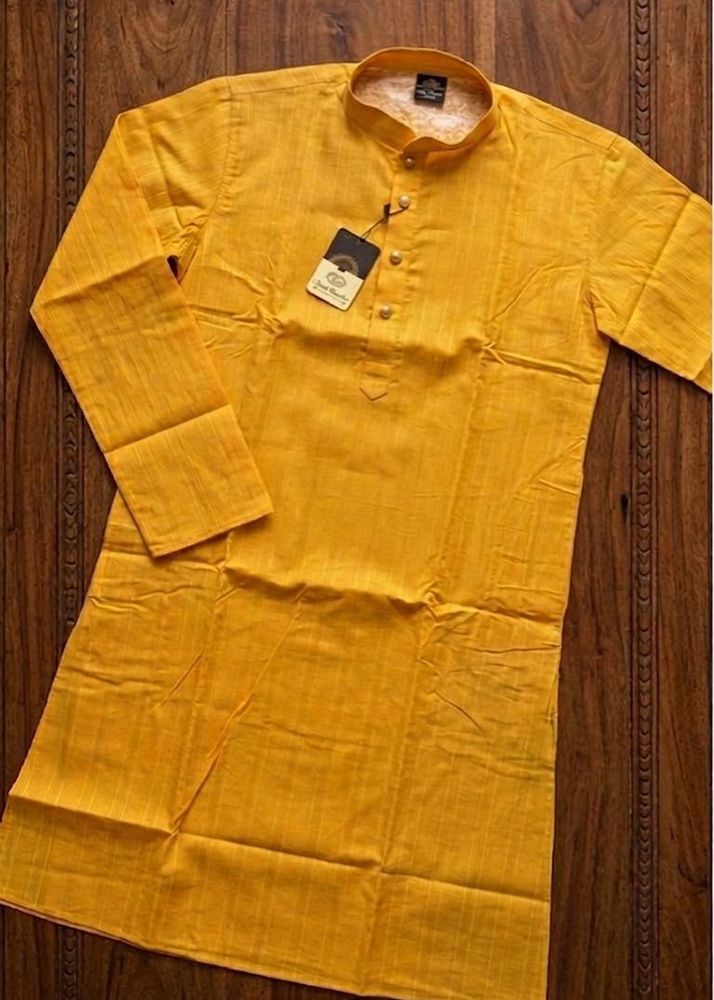 Men's Yellow Kurta