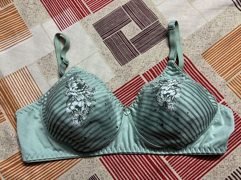 Floral Print Bra