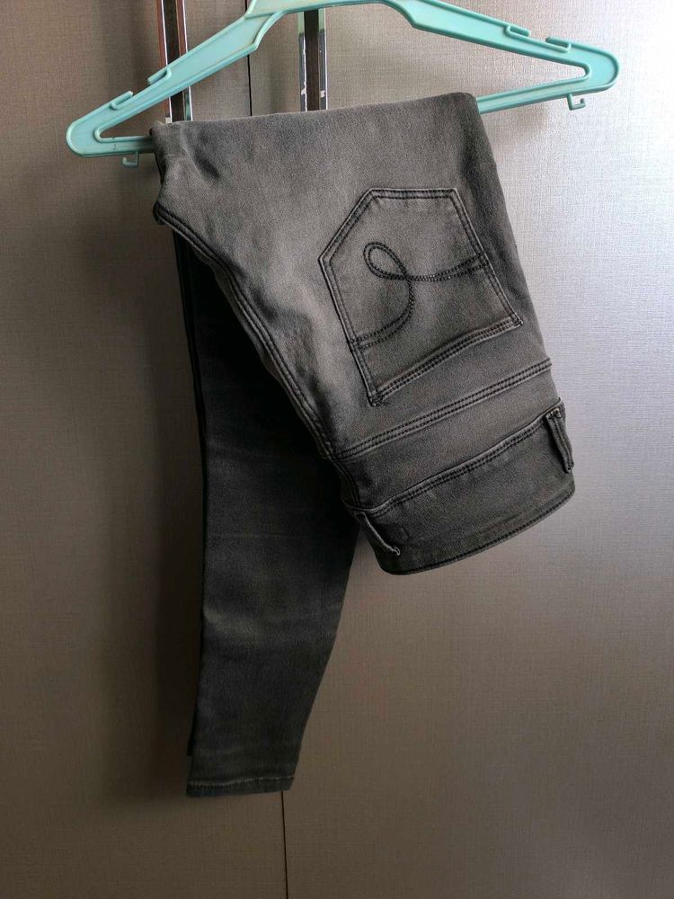 Gray Denim Jeans
