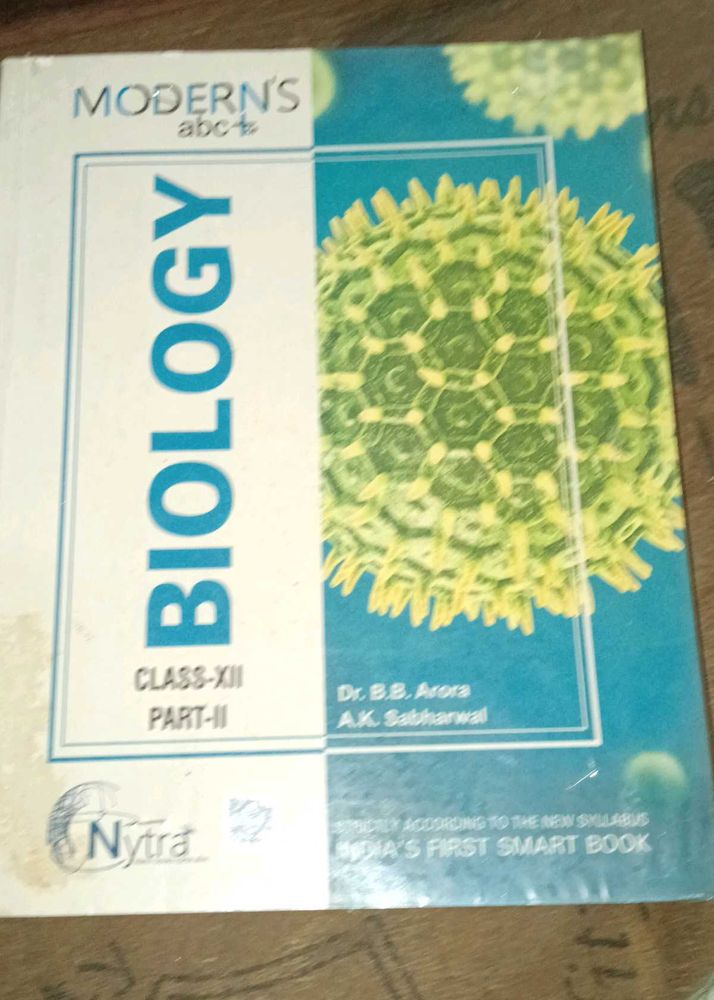 Modern's Abc+ Biology Class XII Part II