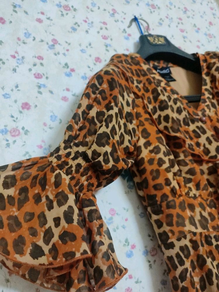 Cheetah Print Dress