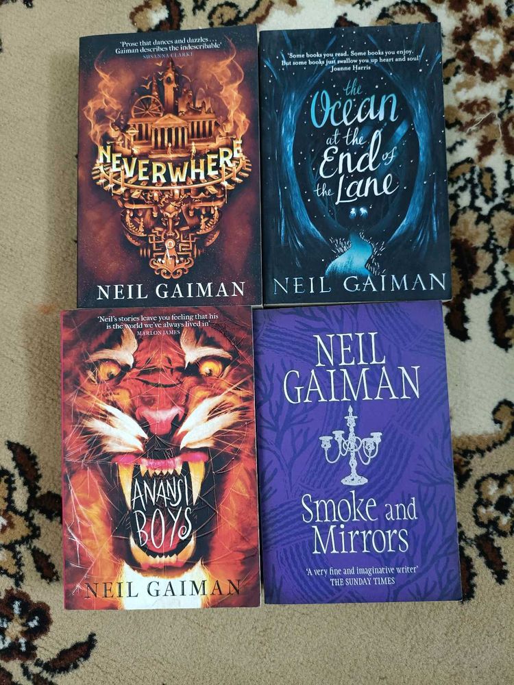 4 Neil Gaiman Books