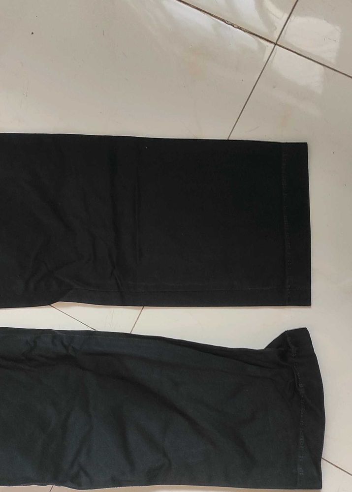 Classic Black Wide-Leg Pants