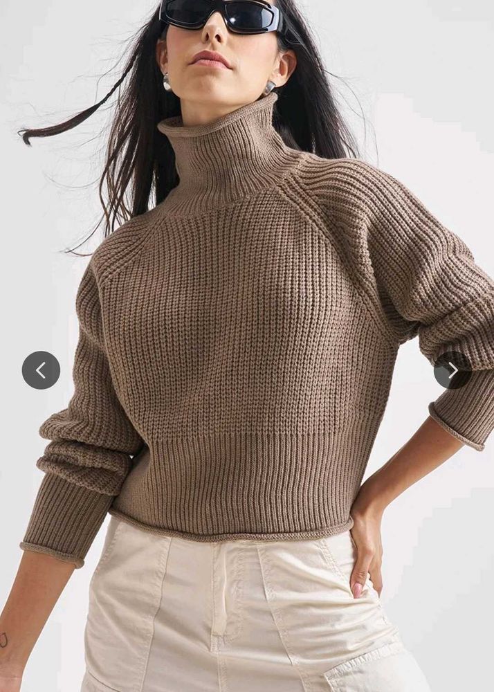 Tokyo Talkies Cozy Turtleneck Knit Sweater