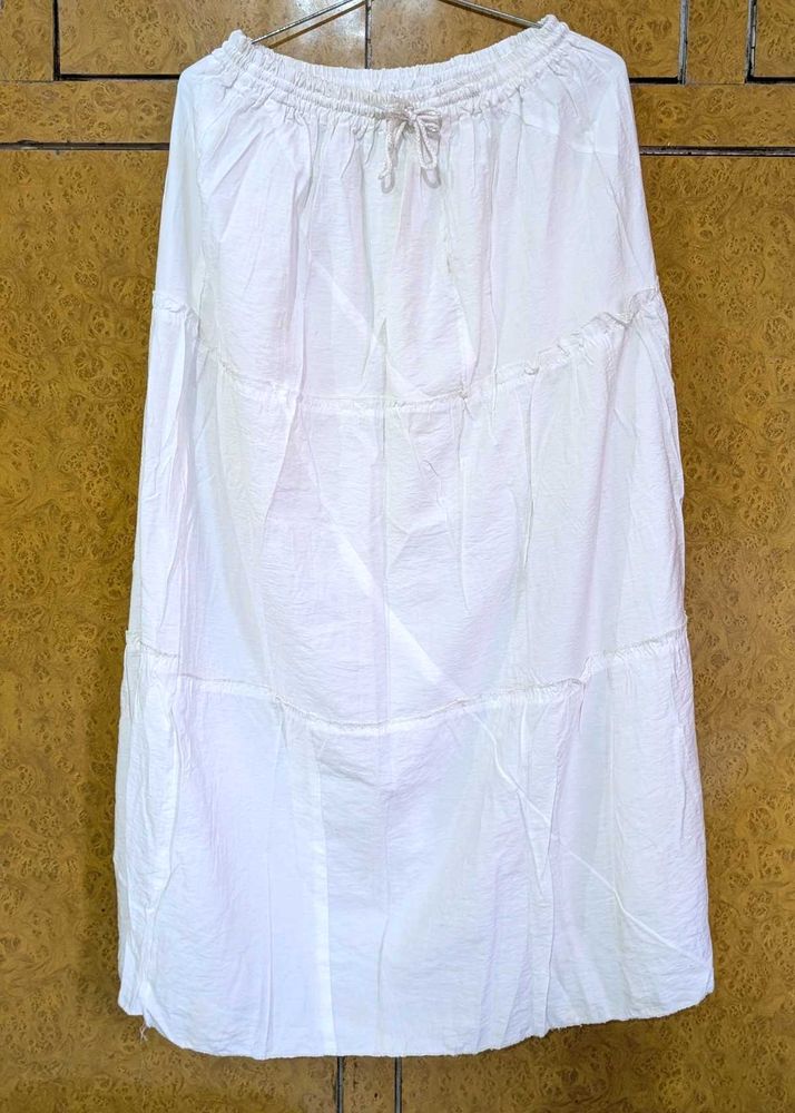 White Maxi Skirt