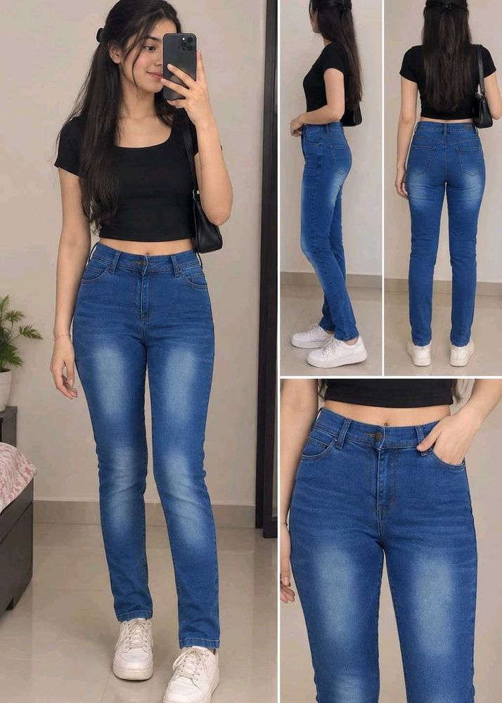 Stylish Blue Denim Jeans