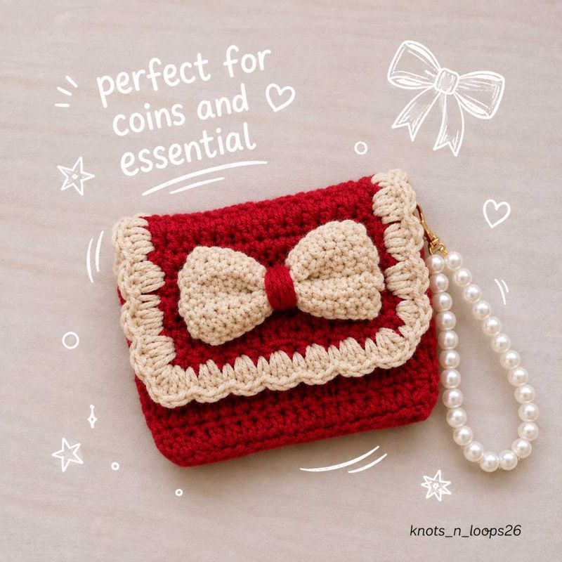 Handmade Crochet  Pouches🪡🧶🎀