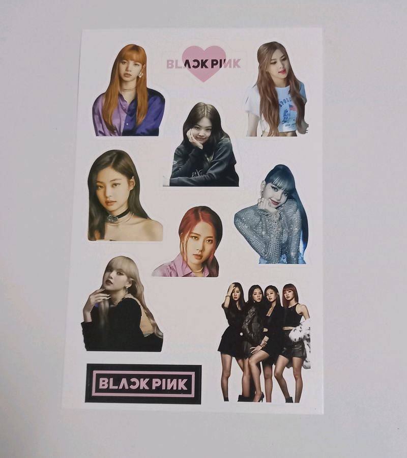 Blackpink Sticker Sheet