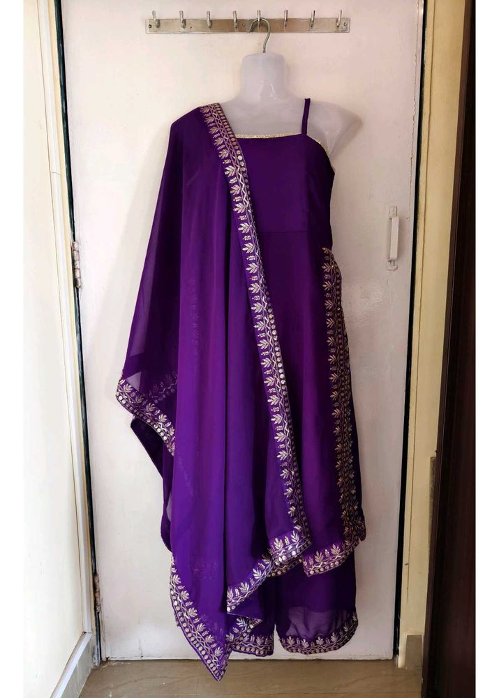 New Kurta + Palazzo Pant + Dupatta Set