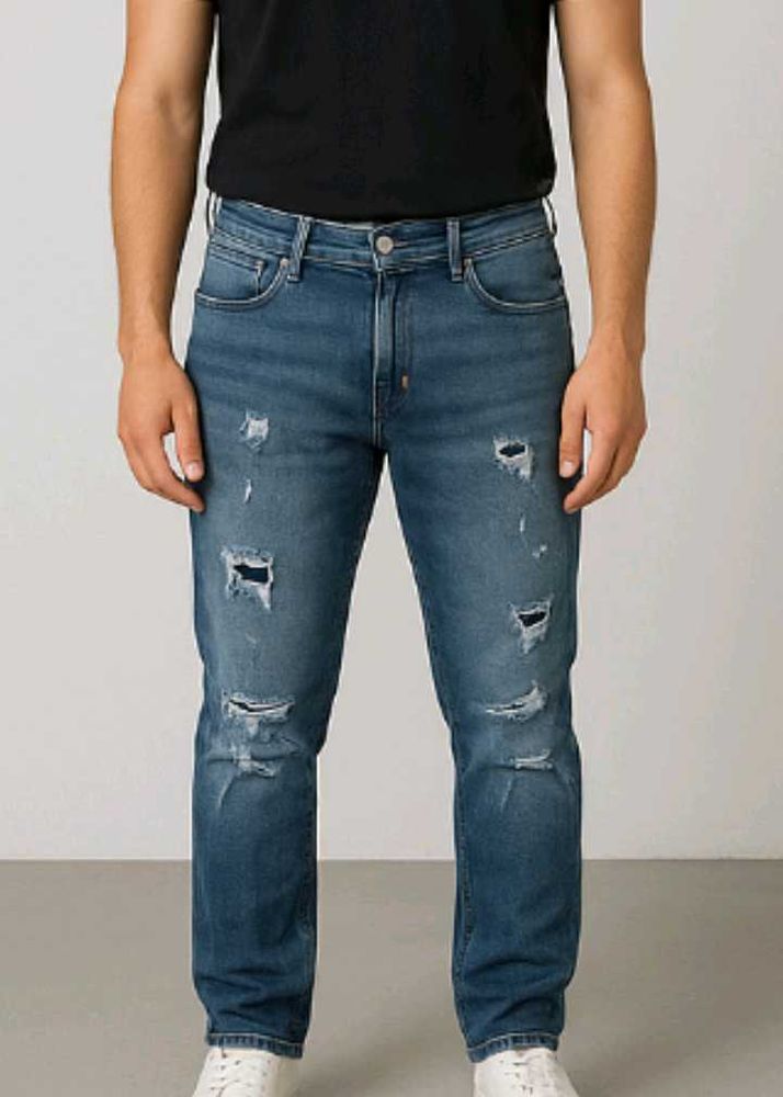 Ripped Denim Jeans