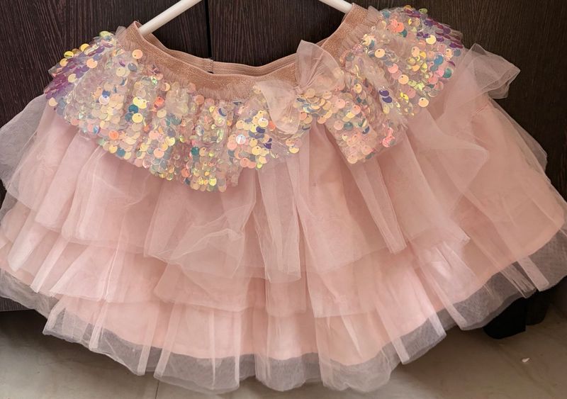 Sparkly Sequin Tulle Skirt