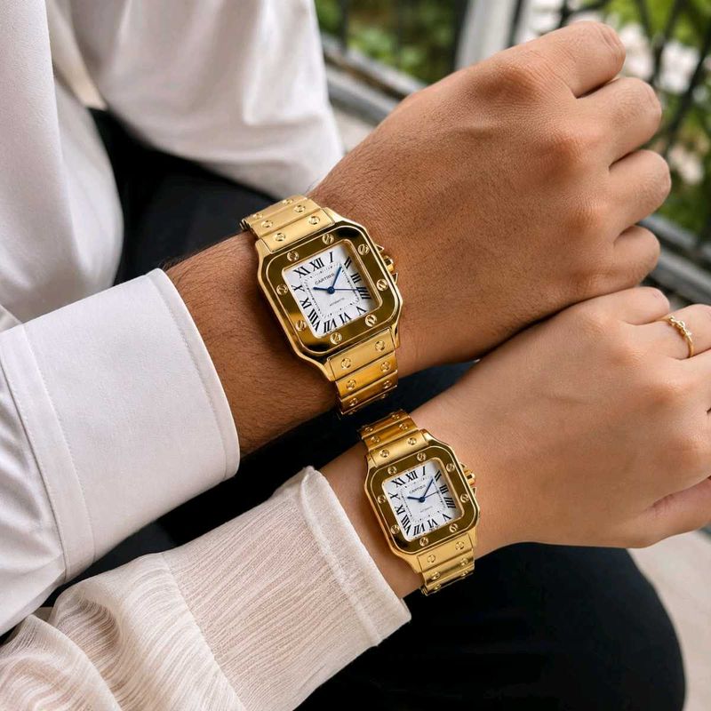 CARTIER PREMIUM QUALITY COUPLE WATCHES AT SALE