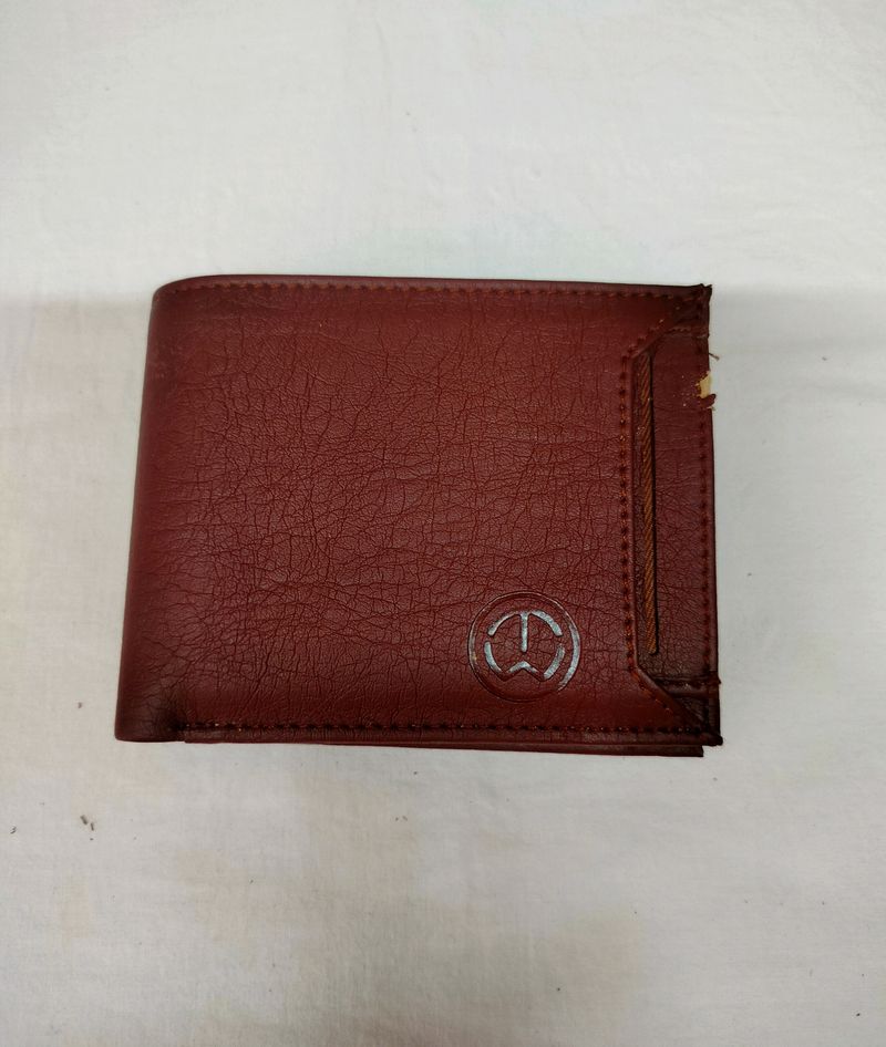 Leather Brown Men Wallet Purse