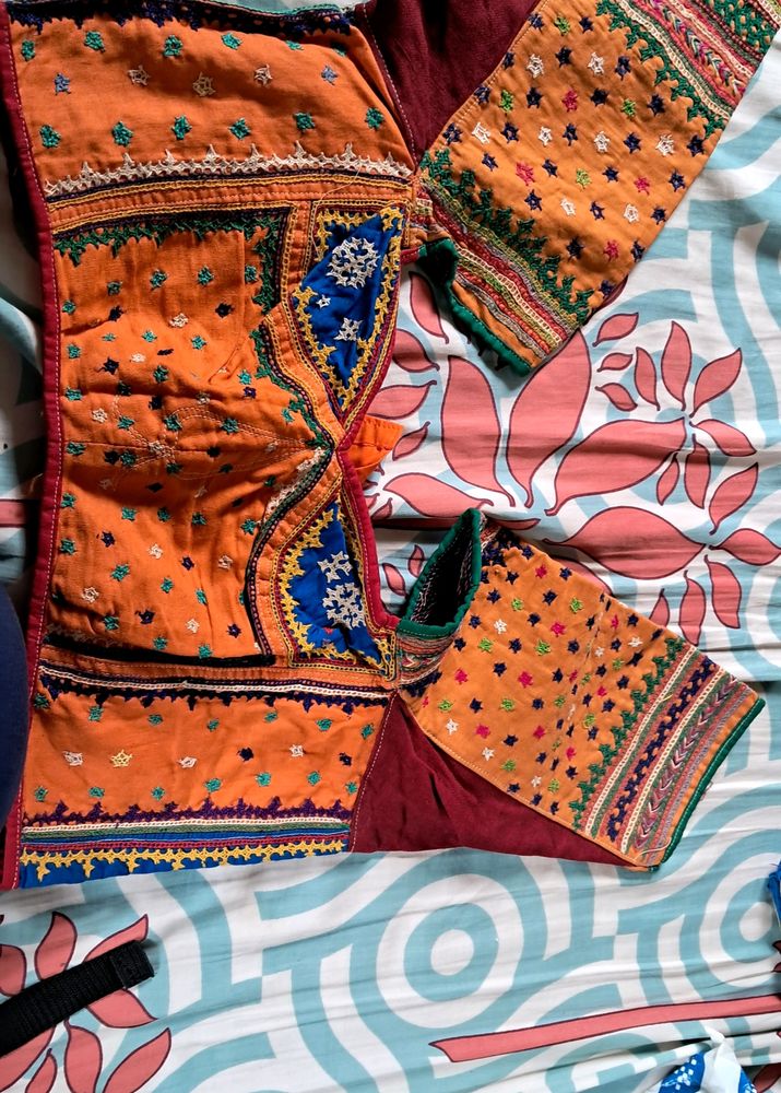 Navratri Choli Blouse Gamathi Style Handworked