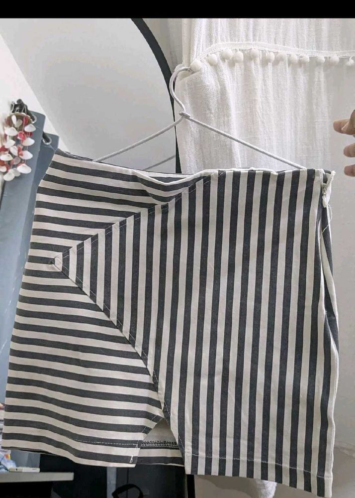 Mini Skirt Striped Women's