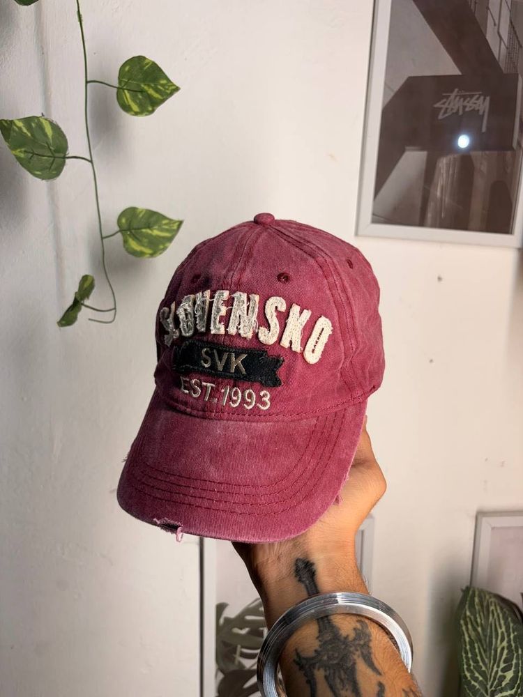 Vintage "Slovensko" Baseball Cap