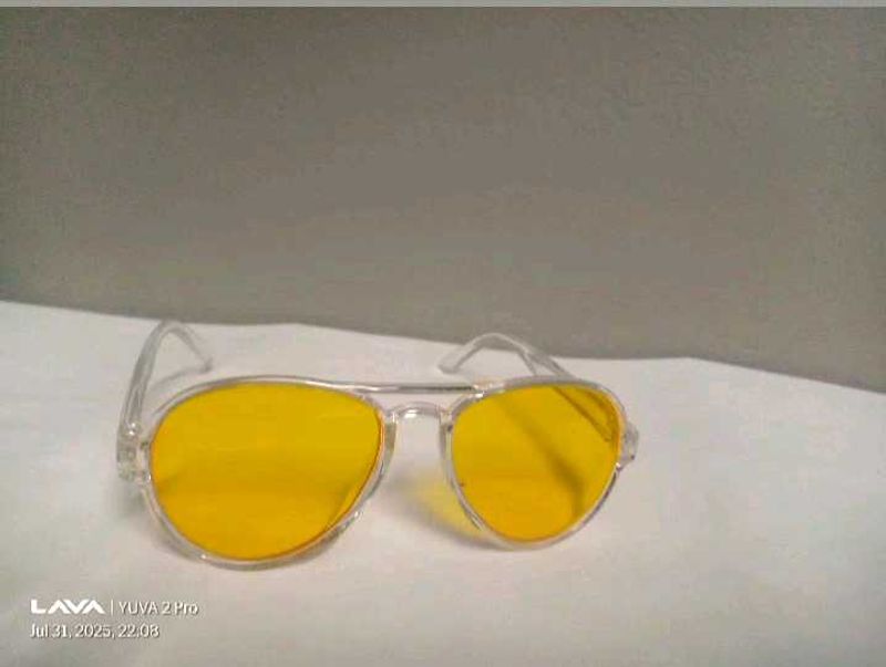 Yellow Aviator Sunglasses