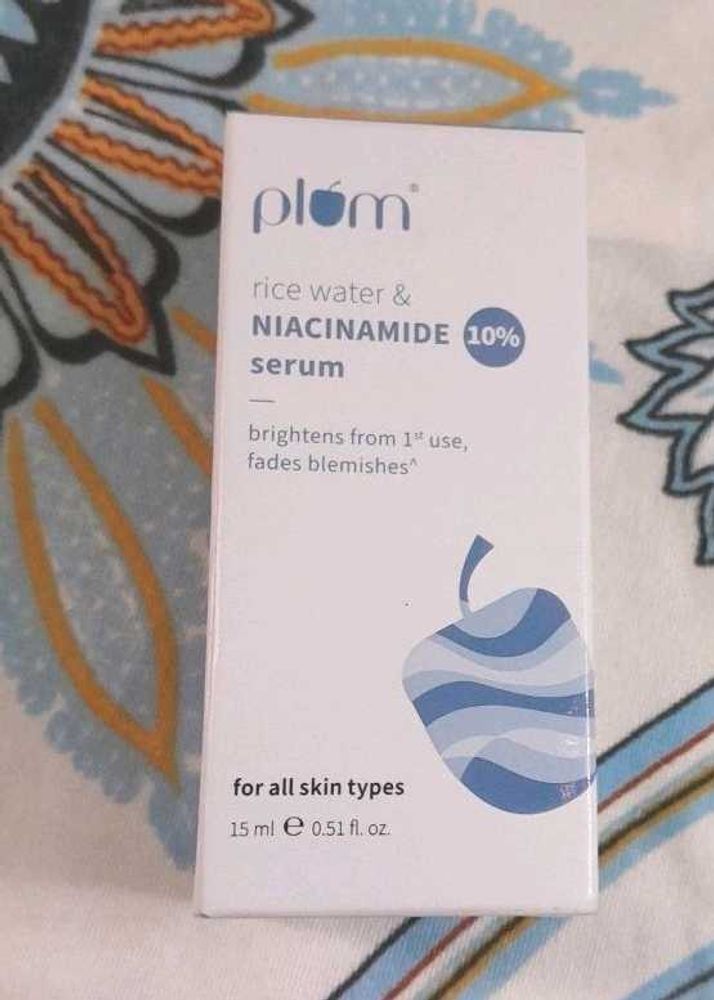 Plum Rice Water &amp; Niacinamide Serum