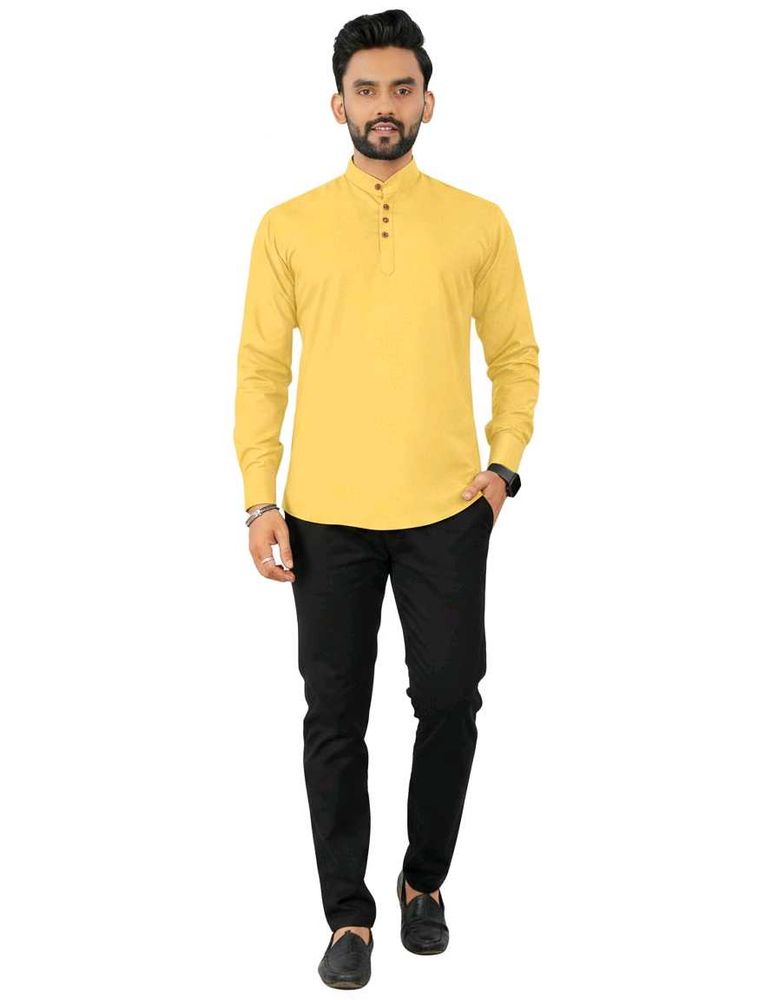 Men's Yellow Kurta