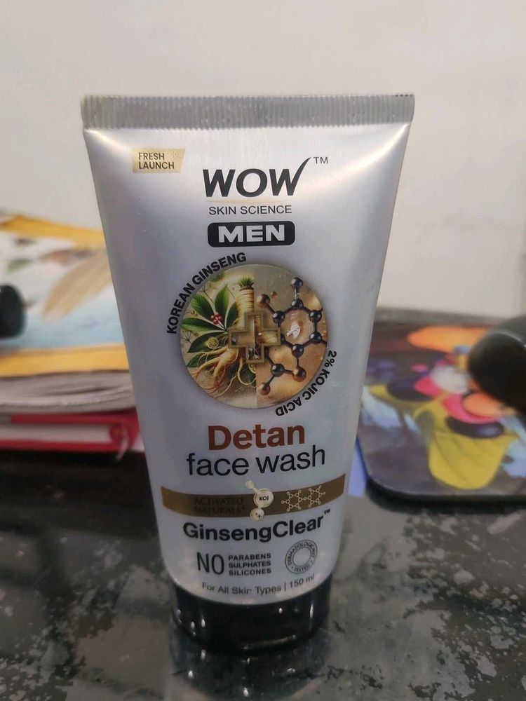 WOW Skin Science Men Detan Face Wash