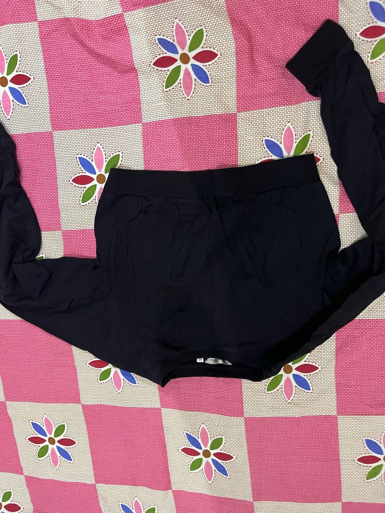 Classic Black Long Sleeve Top