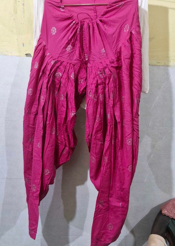Pink Ethnic Salwar Pants
