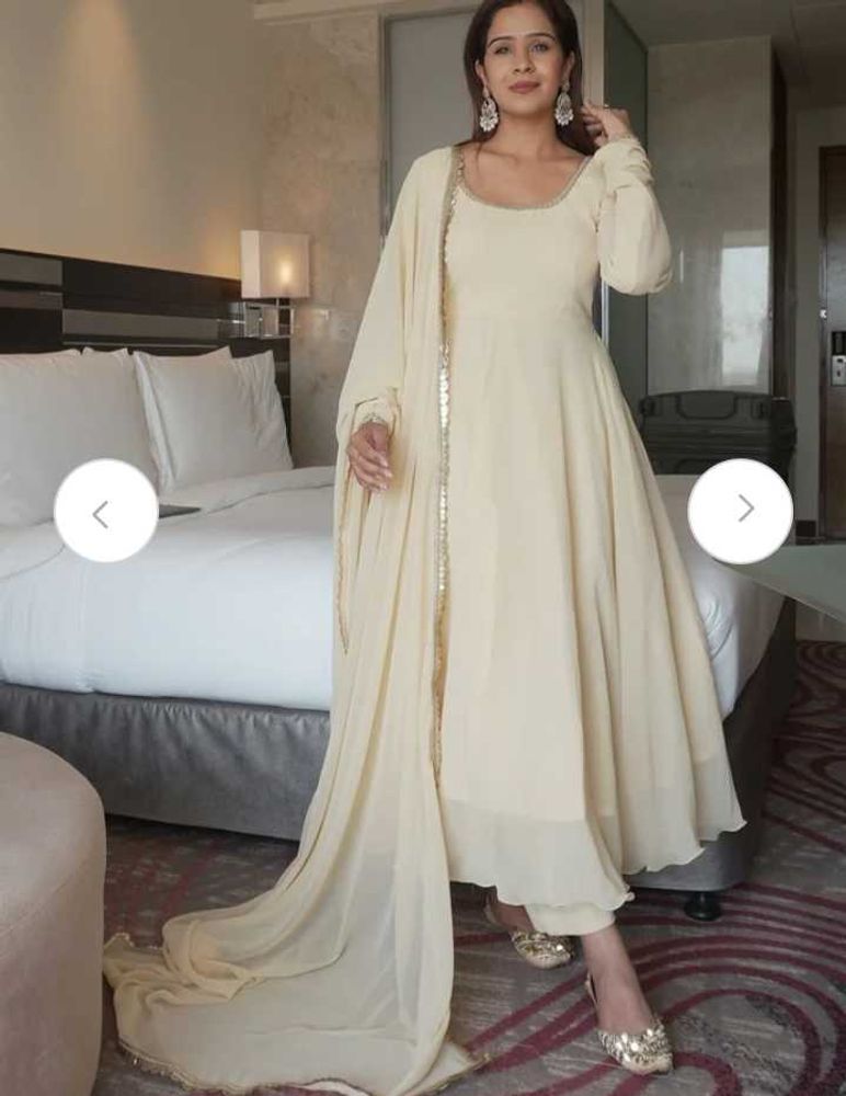 Elegant Georgette Anarkali Kurta Set