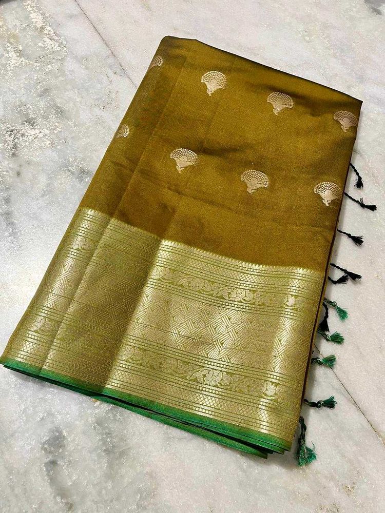Trendy Soft Silk Allover Boota Saree