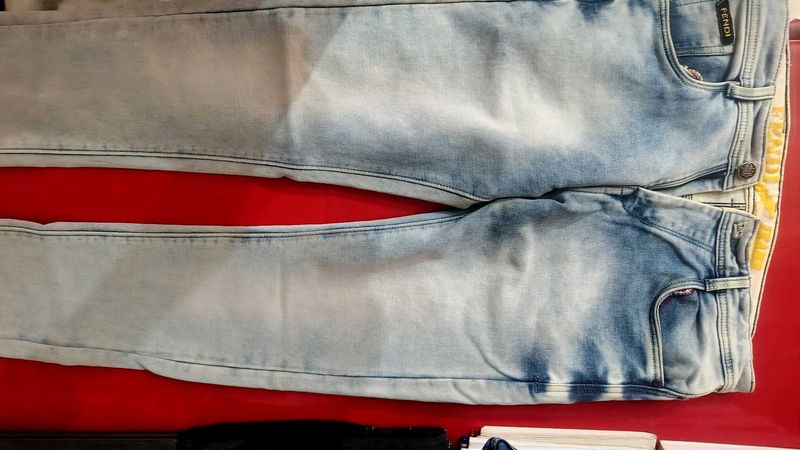 Fendi Light Wash Denim Jeans