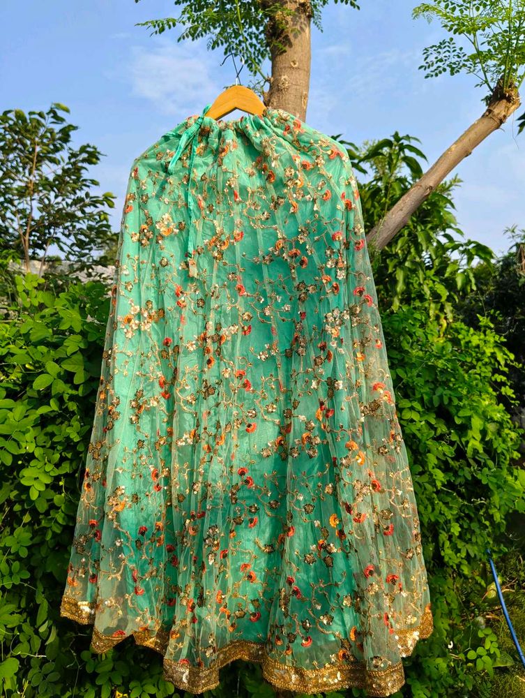 Stunning Sequined Floral Skirt