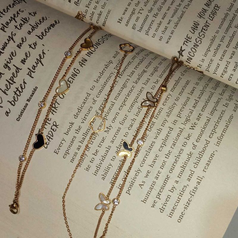 Elegant Butterfly Charm Bracelet