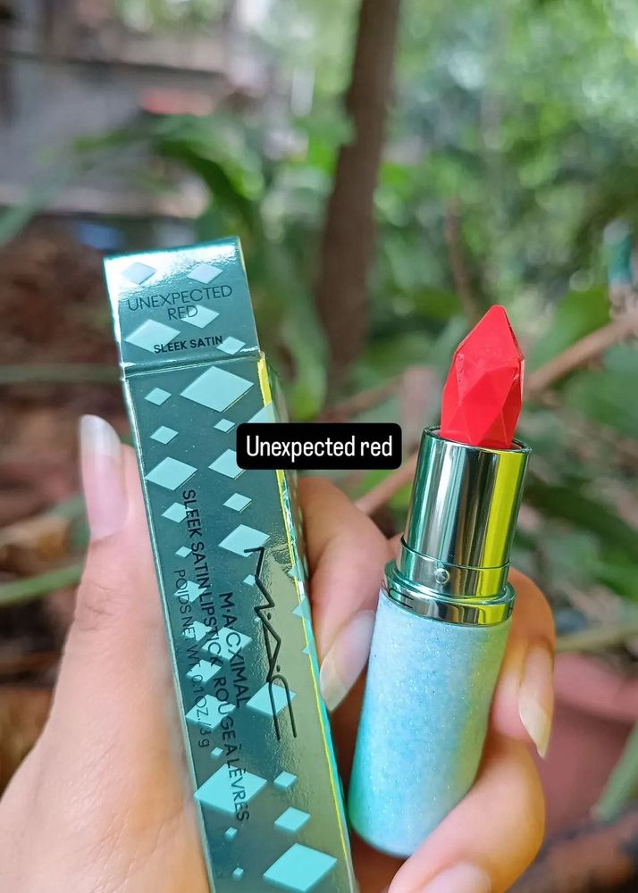 MAC Unexpected Red Lipstick-limited edition
