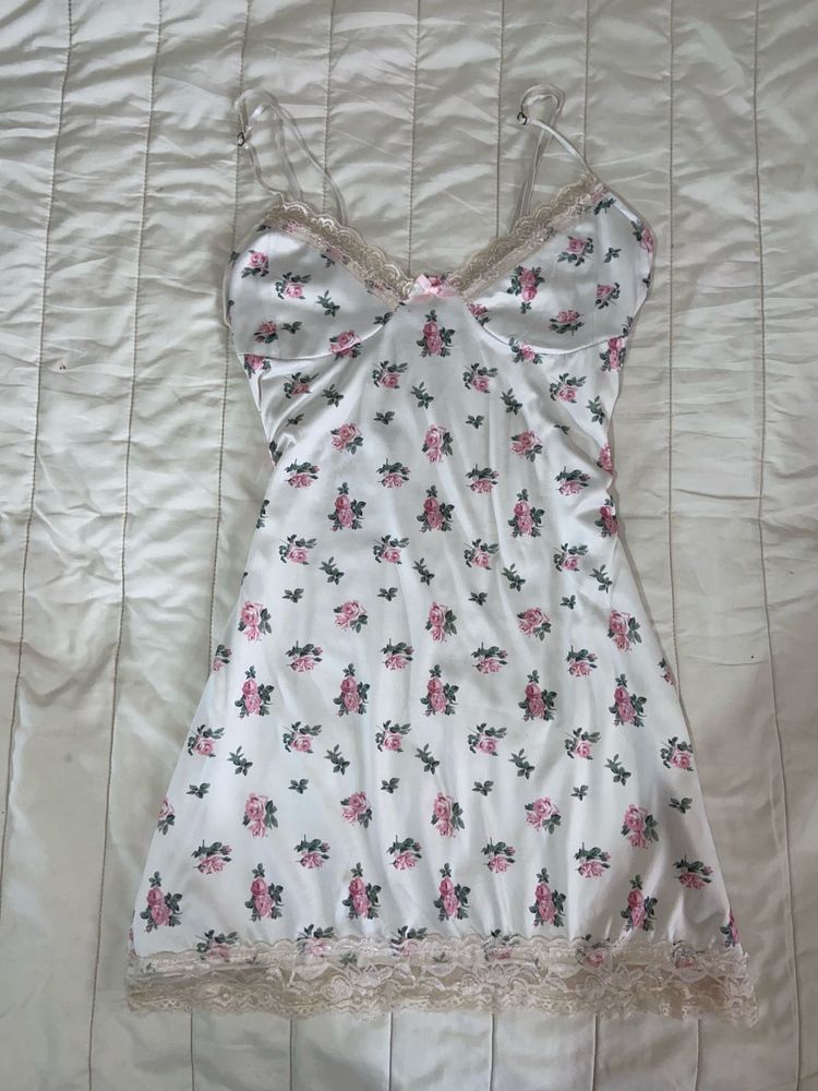 Floral Print Cami Slip Dress