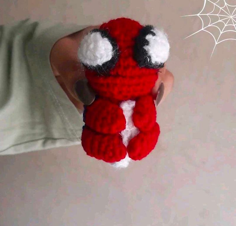 Handmade Crocheted Spidey-Buddy Toy