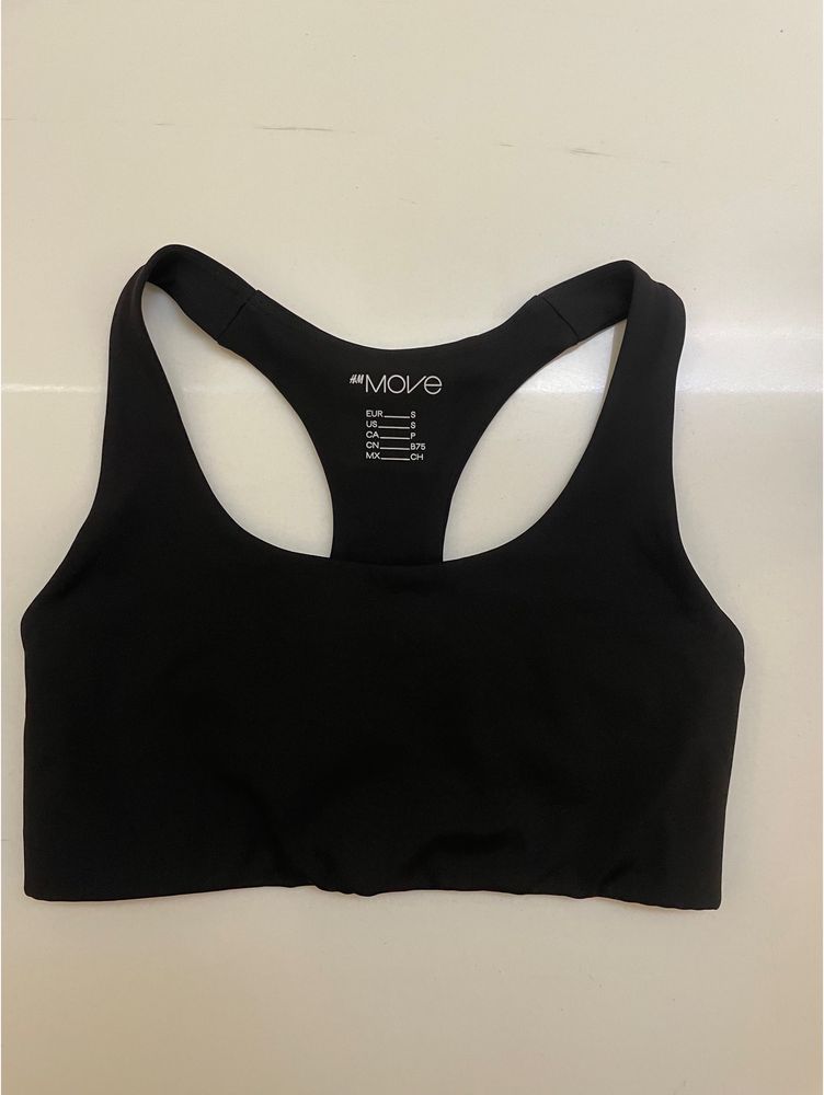 BLACK SPORTS BRA