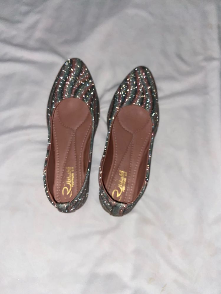 Sparkling Glitter Flats for Women