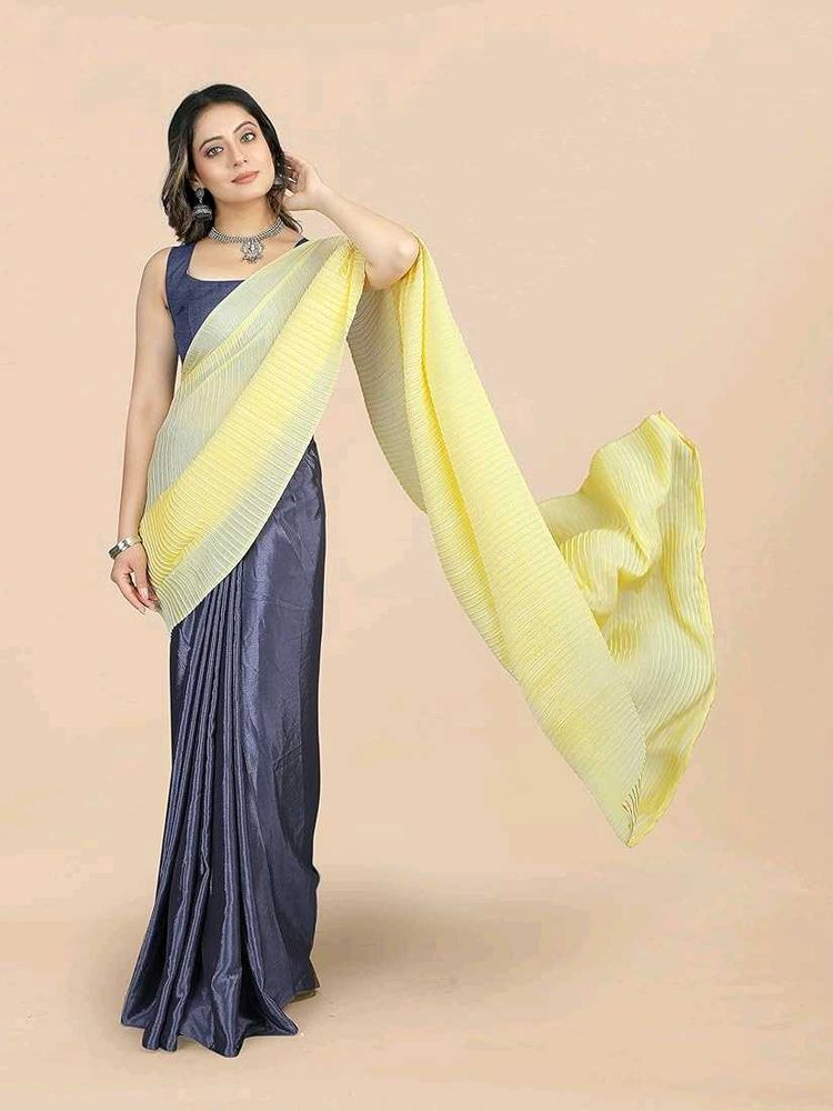 Elegant Pleated Saree