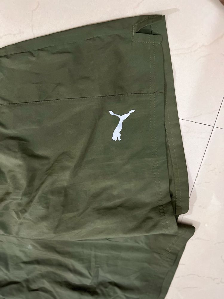 Puma Olive Green Track Pants