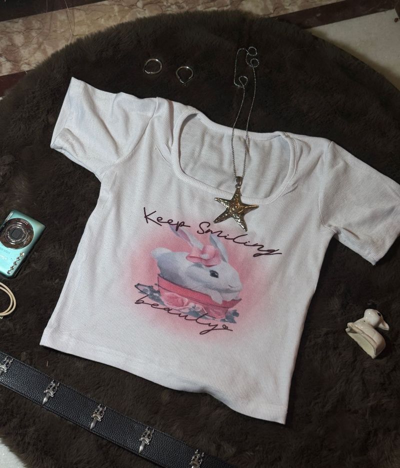 Cute Bunny Graphic Tee