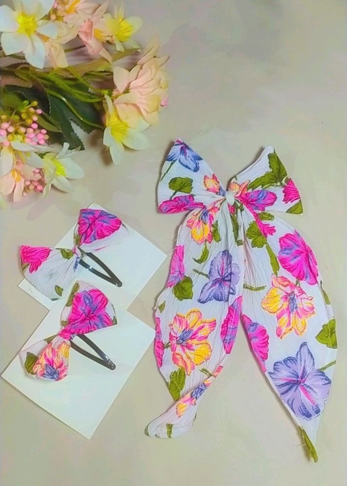 Beautiful Heir Bow Clip (Pack Of 3)