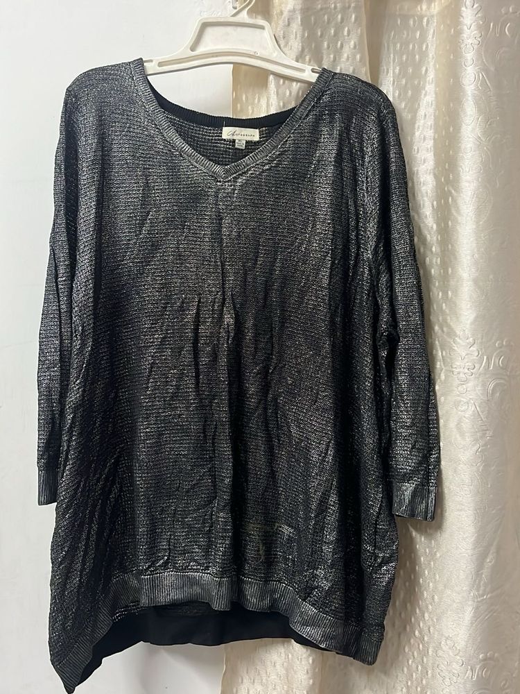 Sparkly Long Sleeve Top