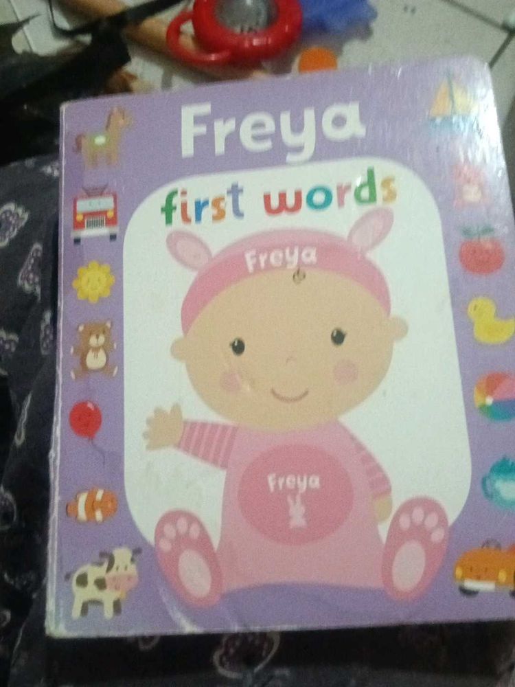 Freya's First Words Board Book