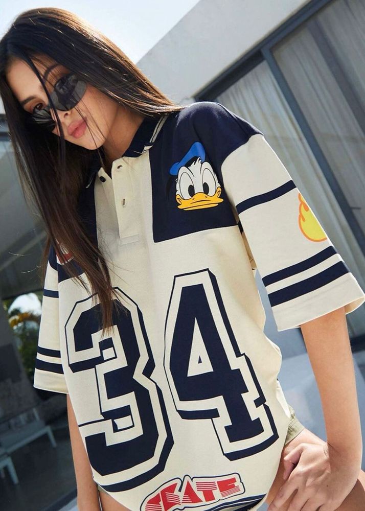 Bonkers Corner Oversized Polo Jersey Tshirt