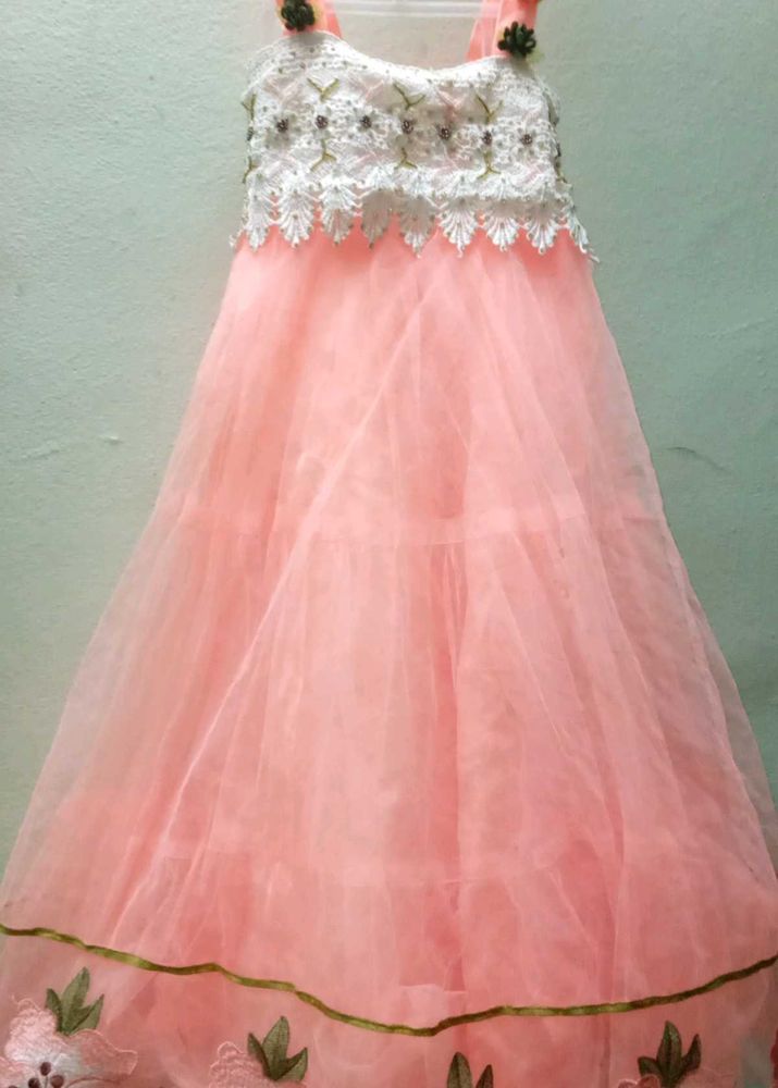 Beautiful Peach Lehenga Choli