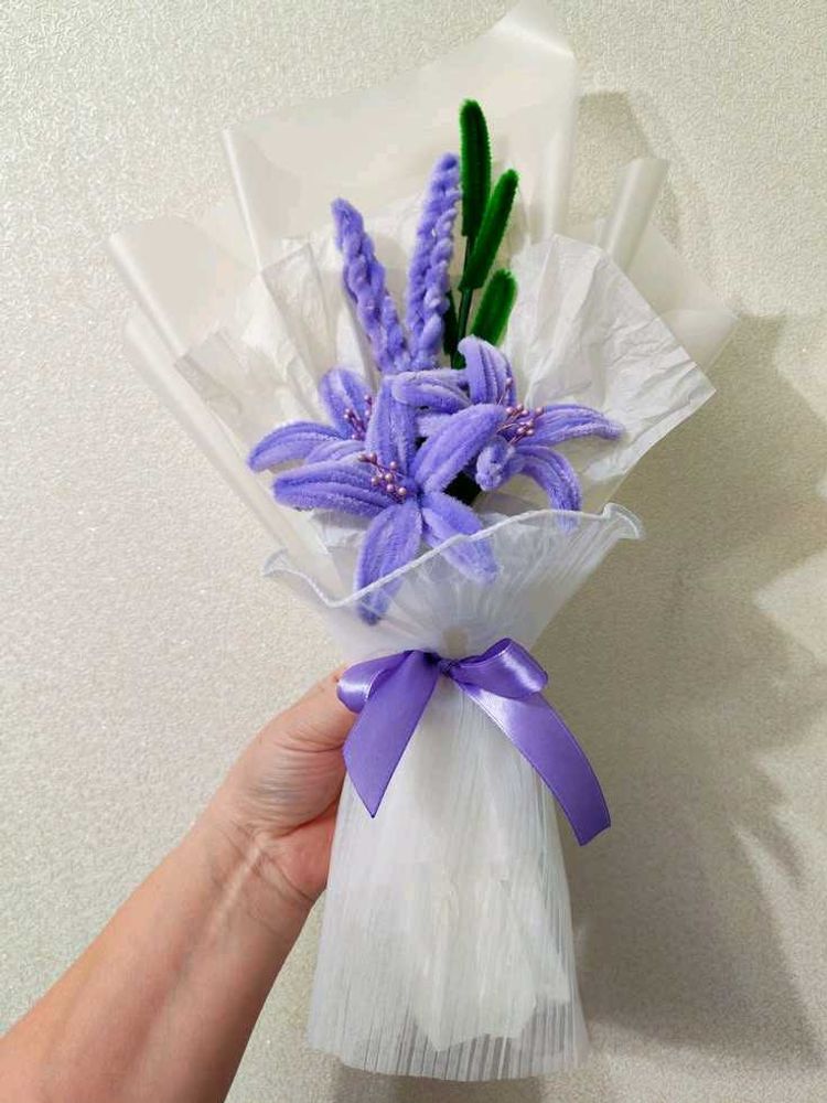 Handmade Purple Flower Bouquet