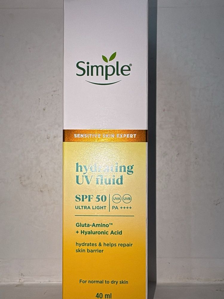Simple Hydrating UV Fluid SPF 50