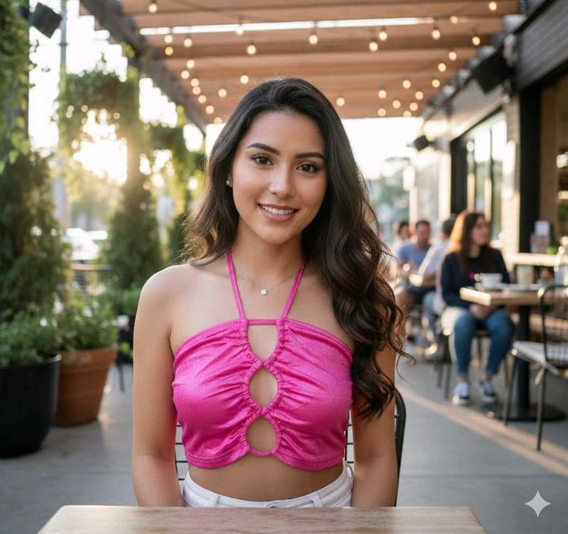 shein Ruched Halter Top