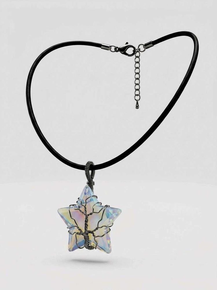 Ombre star necklace