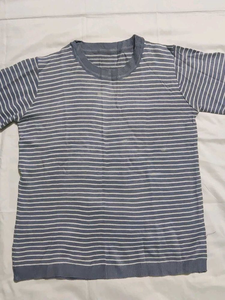 Striped sweatshirt unisex