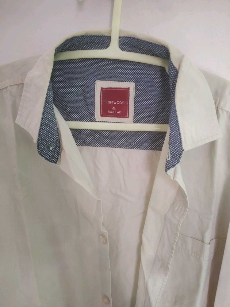 Mens Cream Shirt